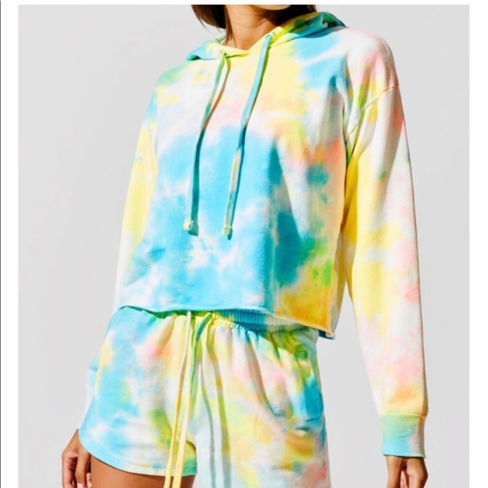 Carbon38 Tie Dye Hoodie Small